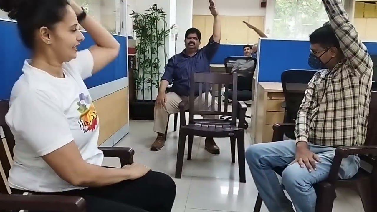 New India Assurance – Desk Yoga – Corporate Event