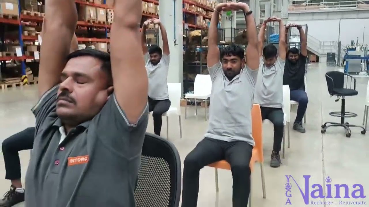 INTORQ INDIA PRIVATE LIMITED – Ergonomics + Pranayam + Yoga to Reduce Eyes Strain + Meditation (VPVXtcamBaU)