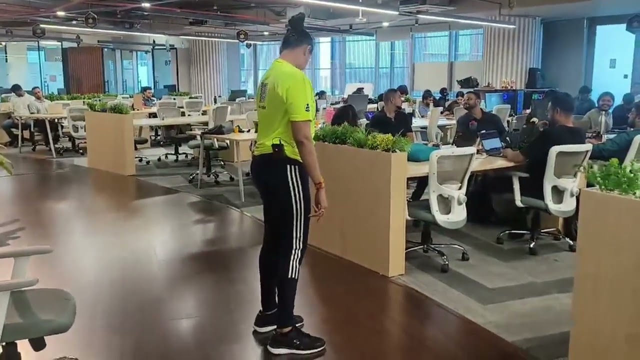 Amber Student – Corporate Wellness Chair Yoga